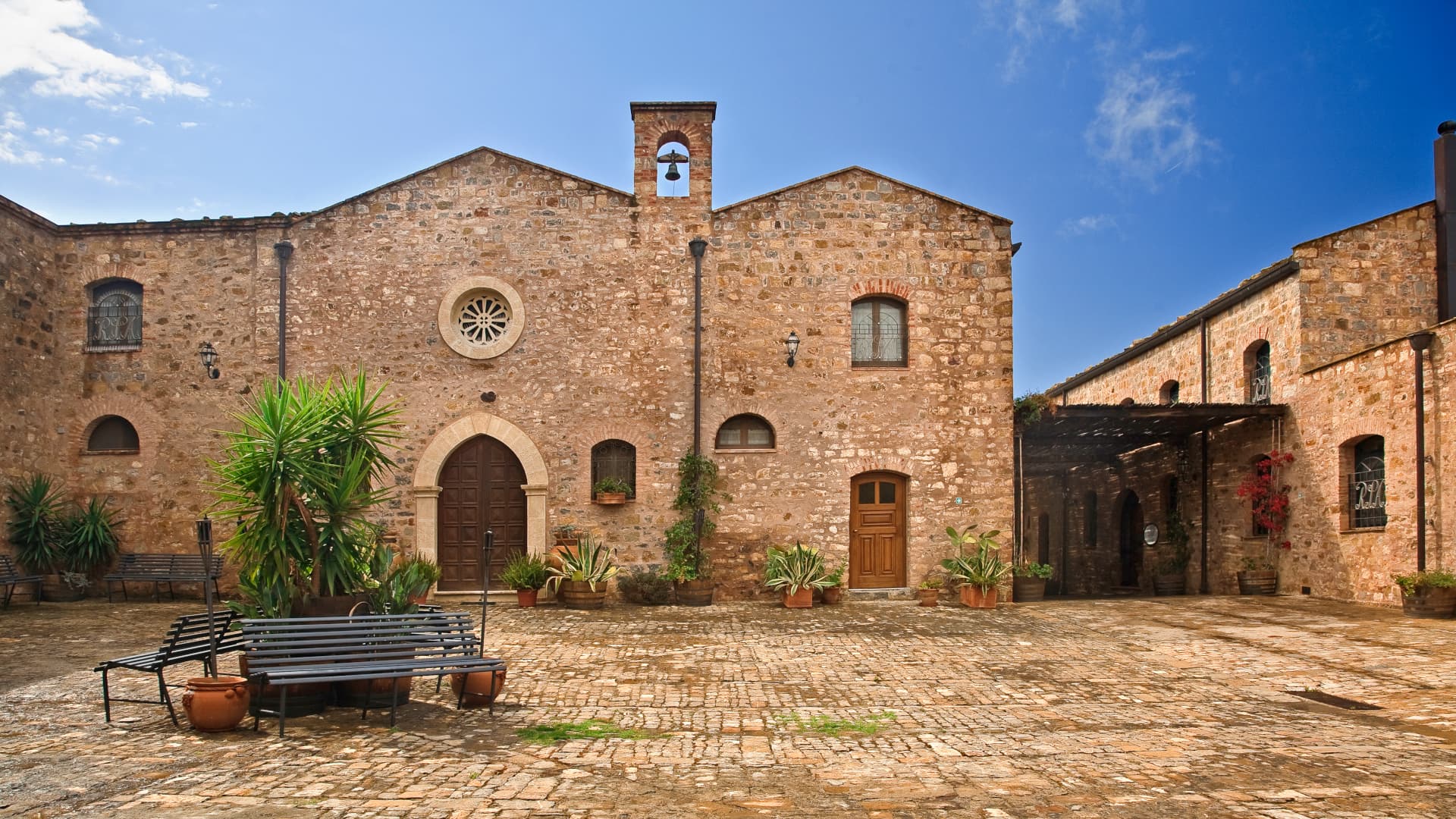  The medieval church, Abbazia Santa Anastasia
